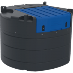 Double-walled tank BLUE 1000 l with pump and automatic pistol