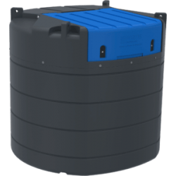 Double-walled tank BLUE 1500 l with pump and automatic pistol